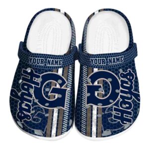 custom georgetown hoyas contrasting stripes clog best selling