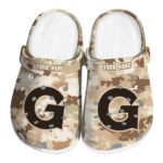 custom georgetown hoyas desert camo clog best selling