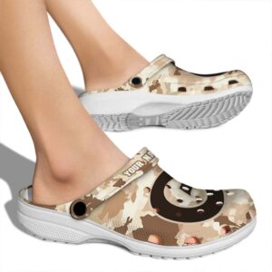 custom georgetown hoyas desert camo clog fashion forward