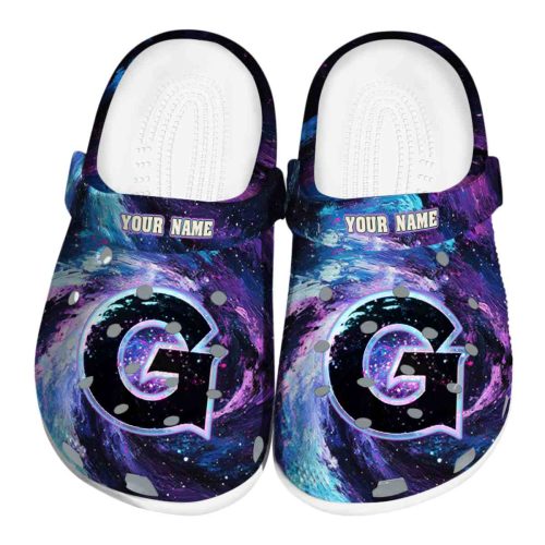 custom georgetown hoyas galaxy swirl clog best selling