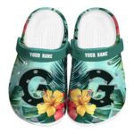 custom georgetown hoyas tropical vibes clog best selling