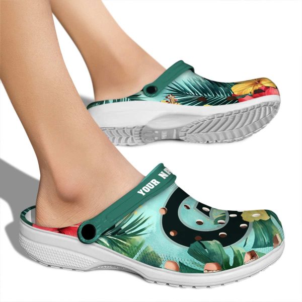custom georgetown hoyas tropical vibes clog fashion forward