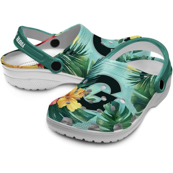 custom georgetown hoyas tropical vibes clog high quality