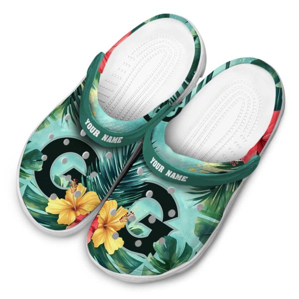 custom georgetown hoyas tropical vibes clog latest model
