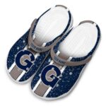 custom georgetown hoyas vertical stripes clog best selling