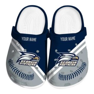 custom georgia southern eagles baseball motif clog best selling