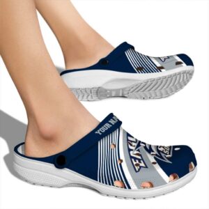 custom georgia southern eagles vibrant dual tone clog fashion forward