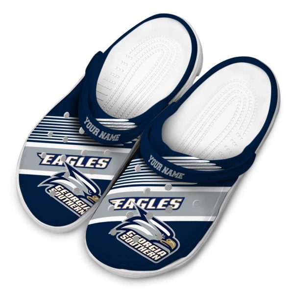 custom georgia southern eagles vibrant dual tone clog latest model