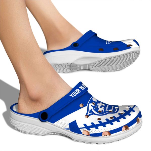 custom georgia state panthers football motif clog fashion forward