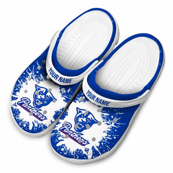 custom georgia state panthers splash art clog latest model