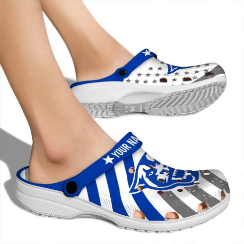 custom georgia state panthers star spangled graphic clog fashion forward