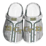 custom georgia tech yellow jackets pinstripe pattern clog best selling