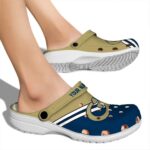 custom georgia tech yellow jackets striped accents clog best selling