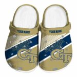 custom georgia tech yellow jackets vibrant dual tone clog best selling