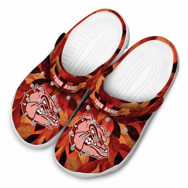 custom gonzaga bulldogs autumn leaves clog latest model