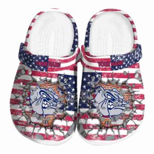 custom gonzaga bulldogs freedom splinter clog best selling