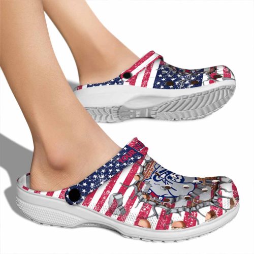custom gonzaga bulldogs freedom splinter clog fashion forward