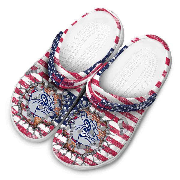 custom gonzaga bulldogs freedom splinter clog latest model