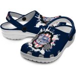 custom gonzaga bulldogs gripping hand clog best selling
