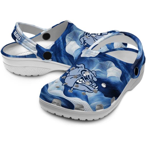 custom gonzaga bulldogs ocean waves clog high quality