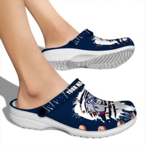 custom gonzaga bulldogs splash motif background clog fashion forward