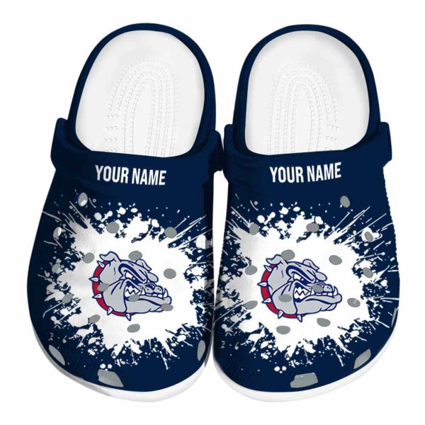 custom gonzaga bulldogs splatter background clog best selling