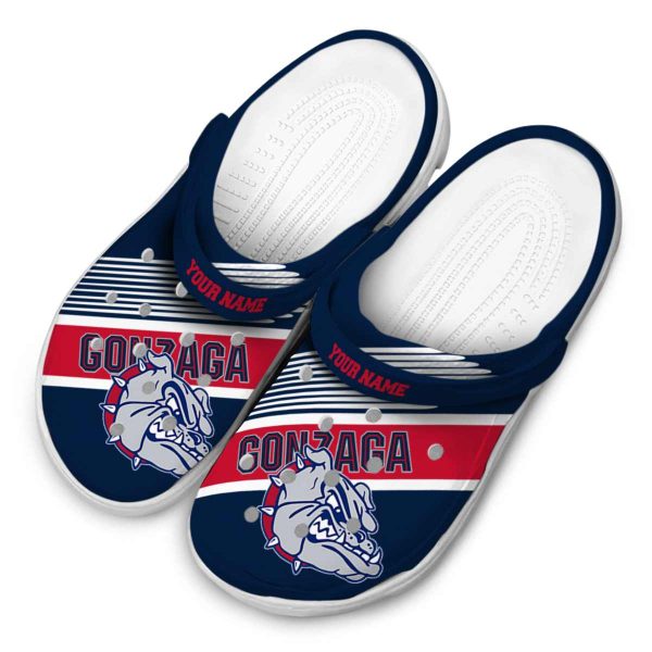 custom gonzaga bulldogs vibrant dual tone clog latest model