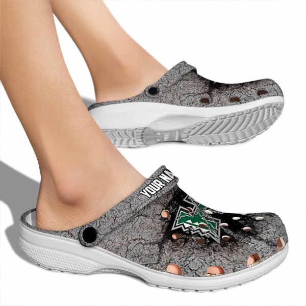 custom hawaii rainbow warriors cracked ground texture clog fashion forward