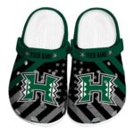 Custom Hawaii Rainbow Warriors Star-Spangled Graphic Clog 1 custom hawaii rainbow warriors star spangled graphic clog best selling