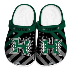 custom hawaii rainbow warriors star spangled graphic clog best selling
