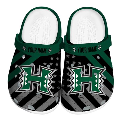 custom hawaii rainbow warriors star spangled graphic clog best selling