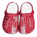 custom houston cougars contrasting stripes clog best selling