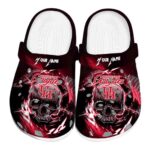 custom houston cougars gothic skull clog best selling