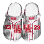 custom houston cougars pinstripe pattern clog best selling