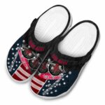 custom houston rockets star spangled side pattern clog best selling