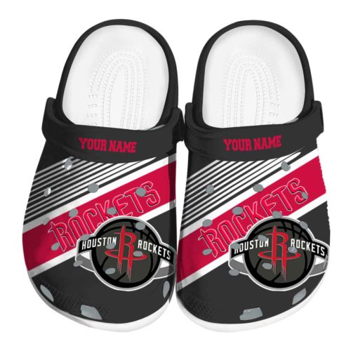custom houston rockets vibrant dual tone clog best selling