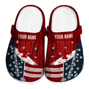 custom indiana hoosiers star spangled side pattern clog best selling