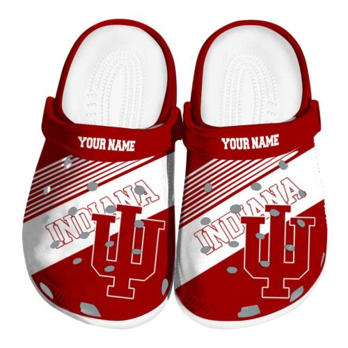 custom indiana hoosiers vibrant dual tone clog best selling