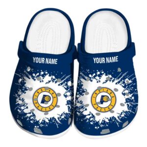 custom indiana pacers splatter background clog best selling