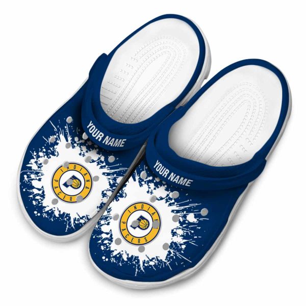 custom indiana pacers splatter background clog latest model