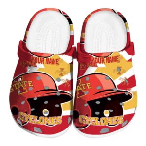 custom iowa state cyclones baseball helmet clog best selling