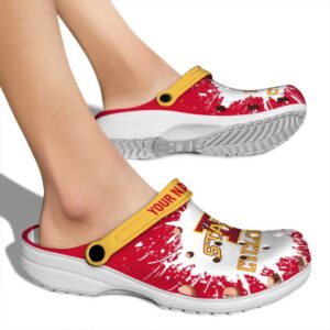 custom iowa state cyclones splash art clog fashion forward