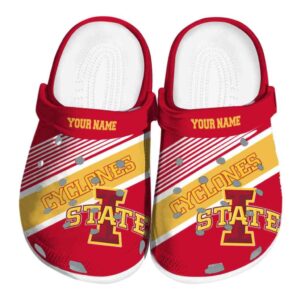 custom iowa state cyclones vibrant dual tone clog best selling