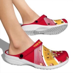 custom iowa state cyclones vibrant dual tone clog fashion forward