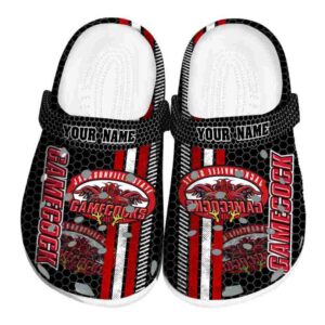 custom jacksonville state gamecocks contrasting stripes clog best selling
