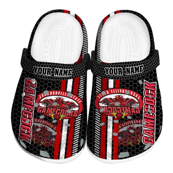 custom jacksonville state gamecocks contrasting stripes clog best selling