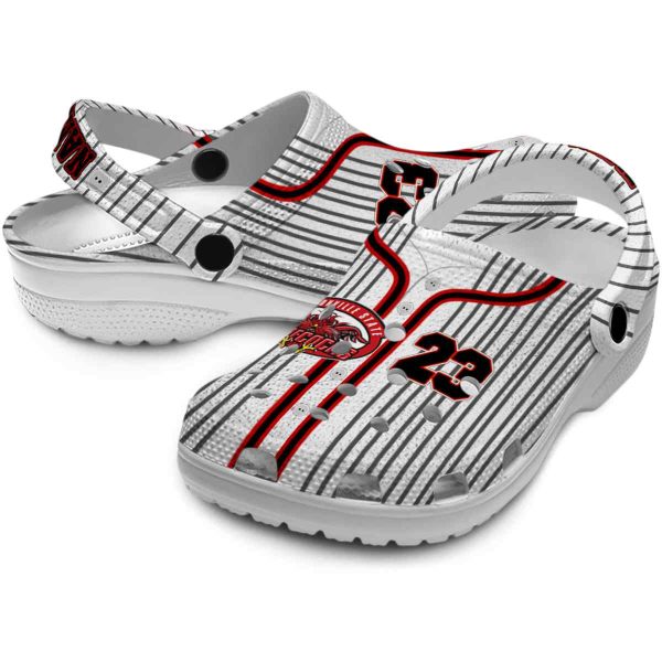custom jacksonville state gamecocks pinstripe pattern clog high quality