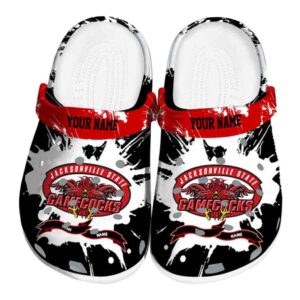custom jacksonville state gamecocks splatter pattern clog best selling