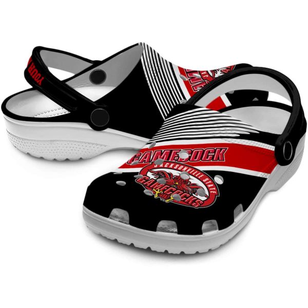 custom jacksonville state gamecocks vibrant dual tone clog high quality