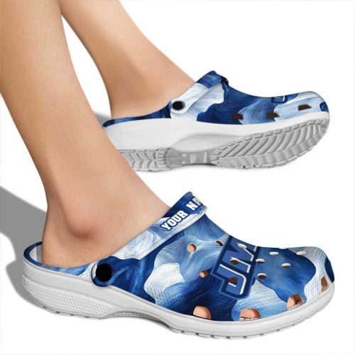custom james madison dukes ocean waves clog fashion forward